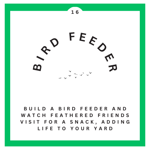 16 Bird Feeder
